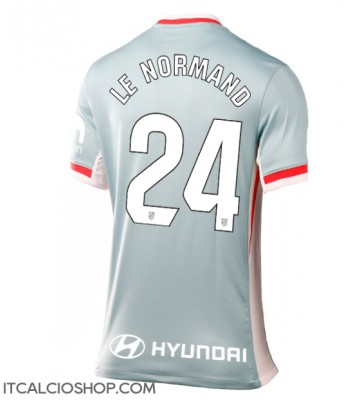 Atletico Madrid Robin Le Normand #24 Seconda Maglia Femmina 2024-25 Manica Corta